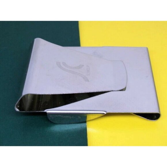 Slim Clip Money Clip Stainless Steel Wallet Credit Card  Silver - Picture 3 of 9